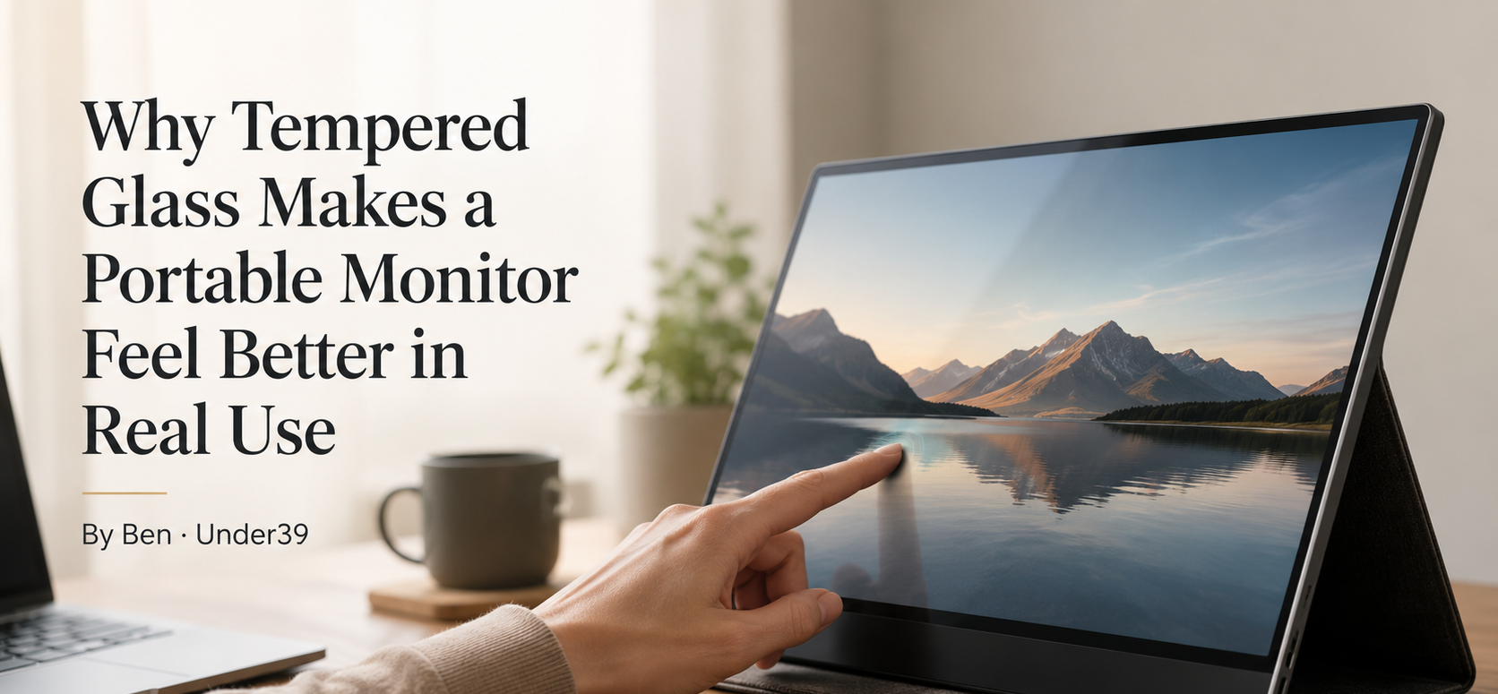Why Tempered Glass Makes a Portable Monitor Feel Better in Real Use